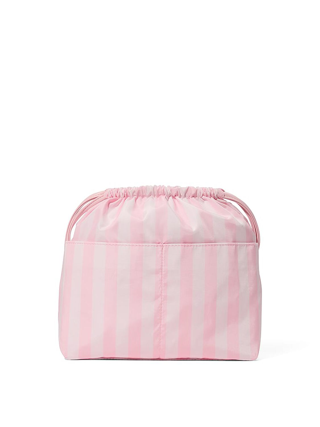 vs Victoria's Secret Cinched Travel Beauty Organizer Bag Heritage Stripe 2 of 2 