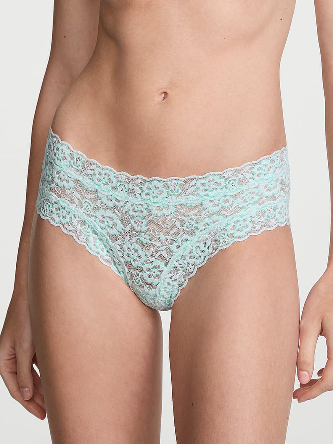 vs The Lacie Lace Cheeky Panty Mint Bliss 1 of 3 