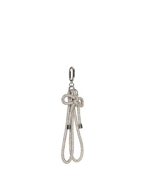 Knotted Shine Wristlet Strap Keychain