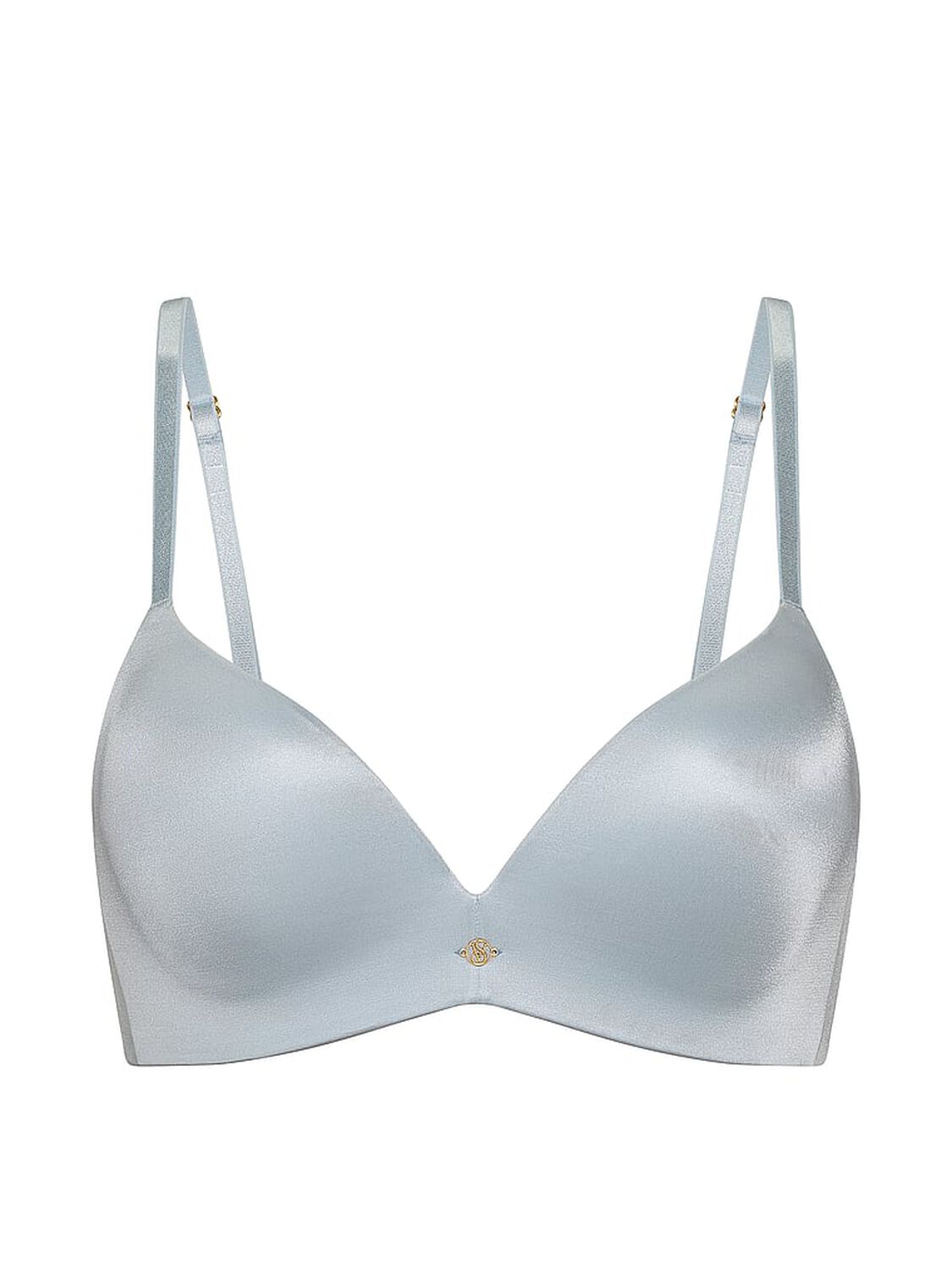 vs Very Sexy So Obsessed Smooth Wireless Push-Up Bra Linen Blue 3 of 3 