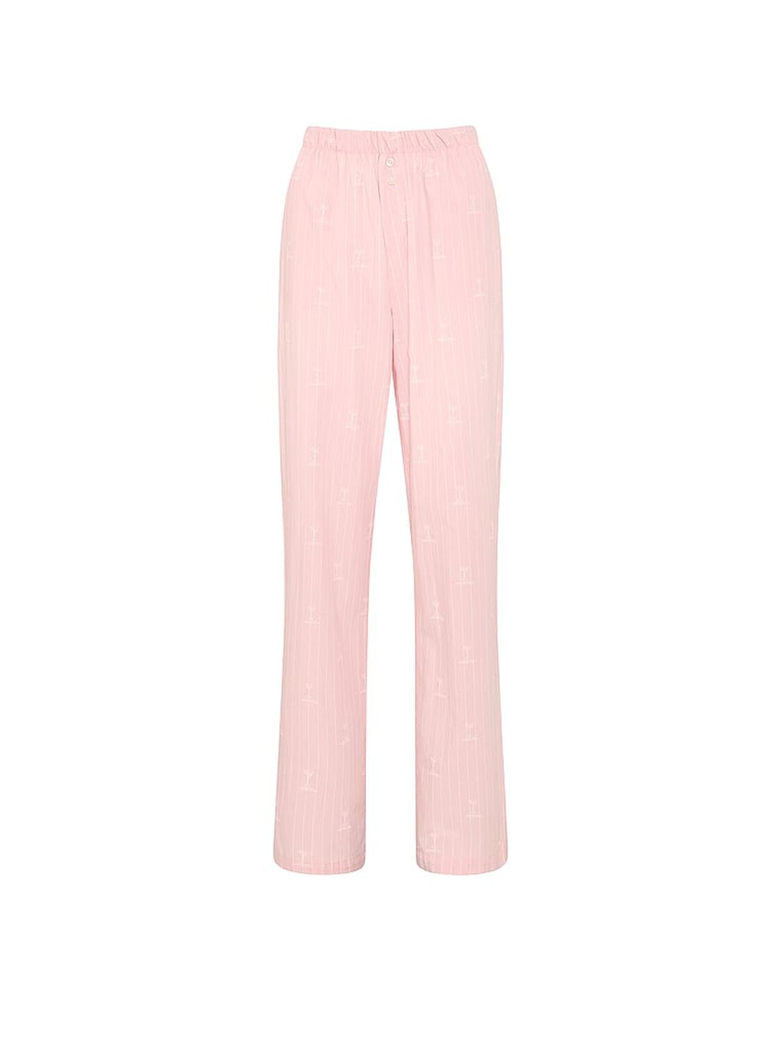 vs Victoria's Secret Mix & Match Sleep Heritage Cotton Pajama Pants Pink Martini Stripes 3 of 3 
