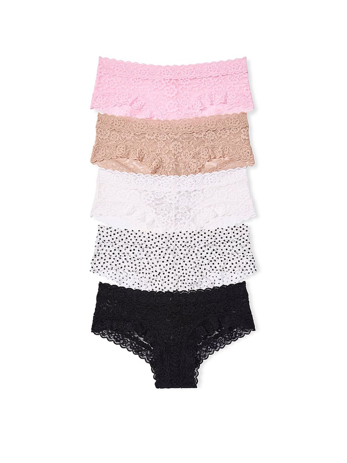 vs Victoria's Secret 5-Pack Lacie Cheeky Panties Multi 1 of 1 