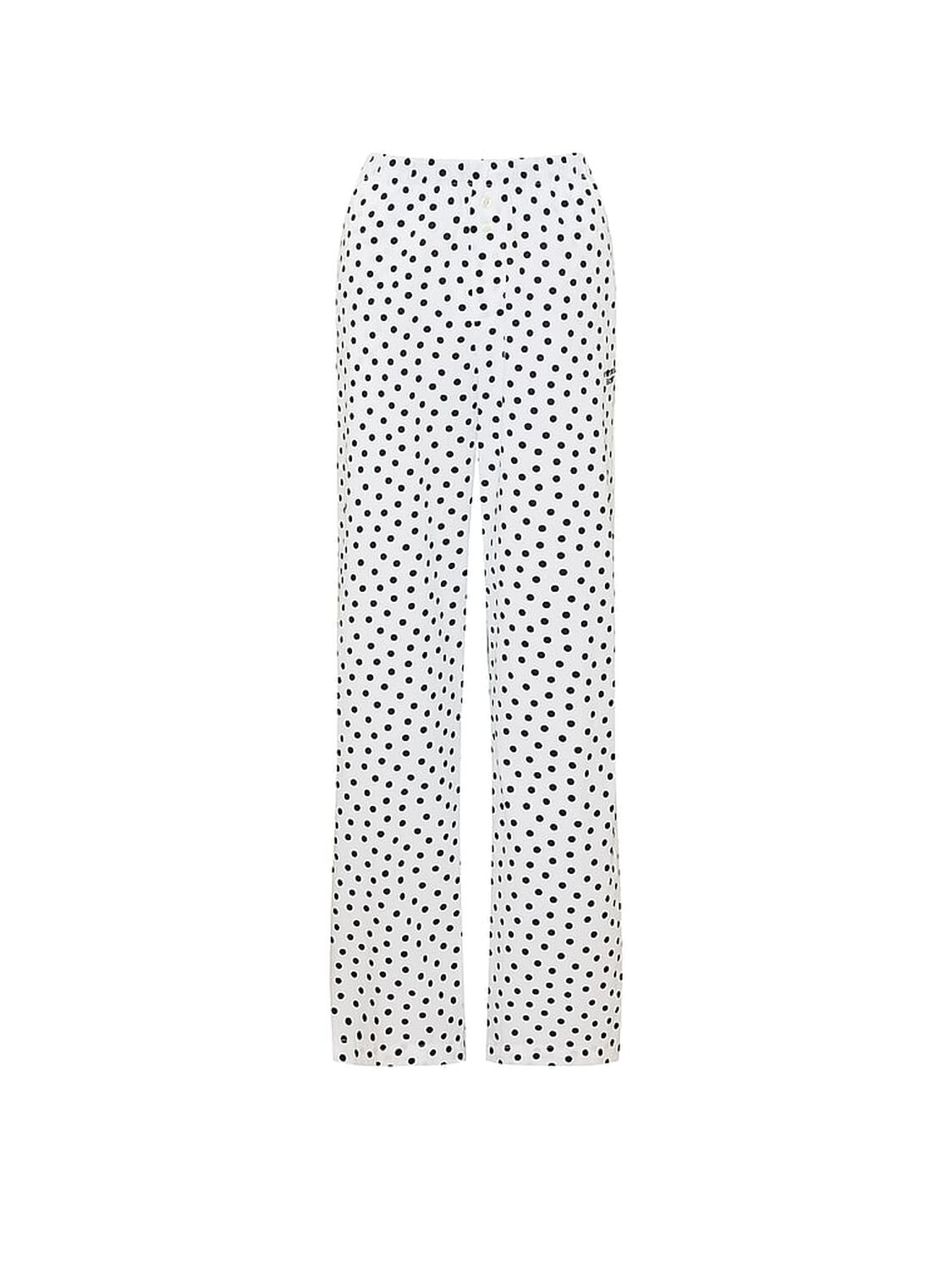 vs Victoria's Secret Mix & Match Heritage Cotton Pajama Pant Vs White Dots 3 of 3 