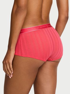 SoSoft&trade; Modal Ultra-Fine Logo Boyshort Panty