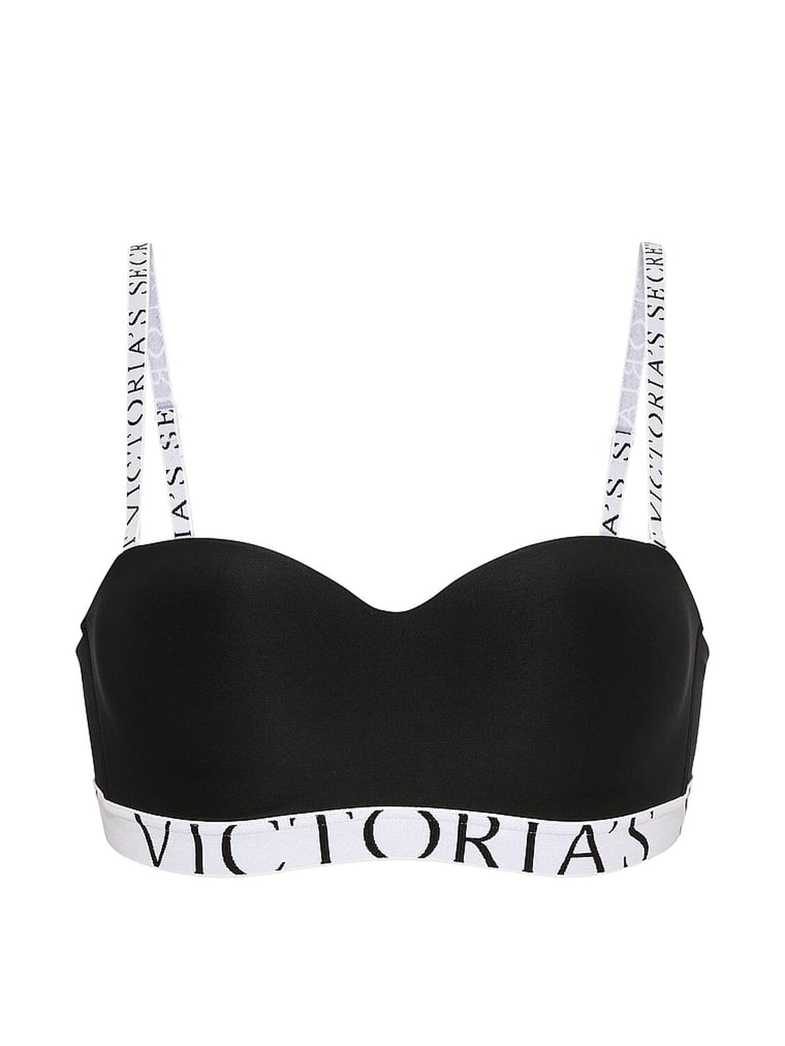 vs The T-Shirt The CoolBra&trade; Lightly Lined Balconette Strapless Bra Black 3 of 3 