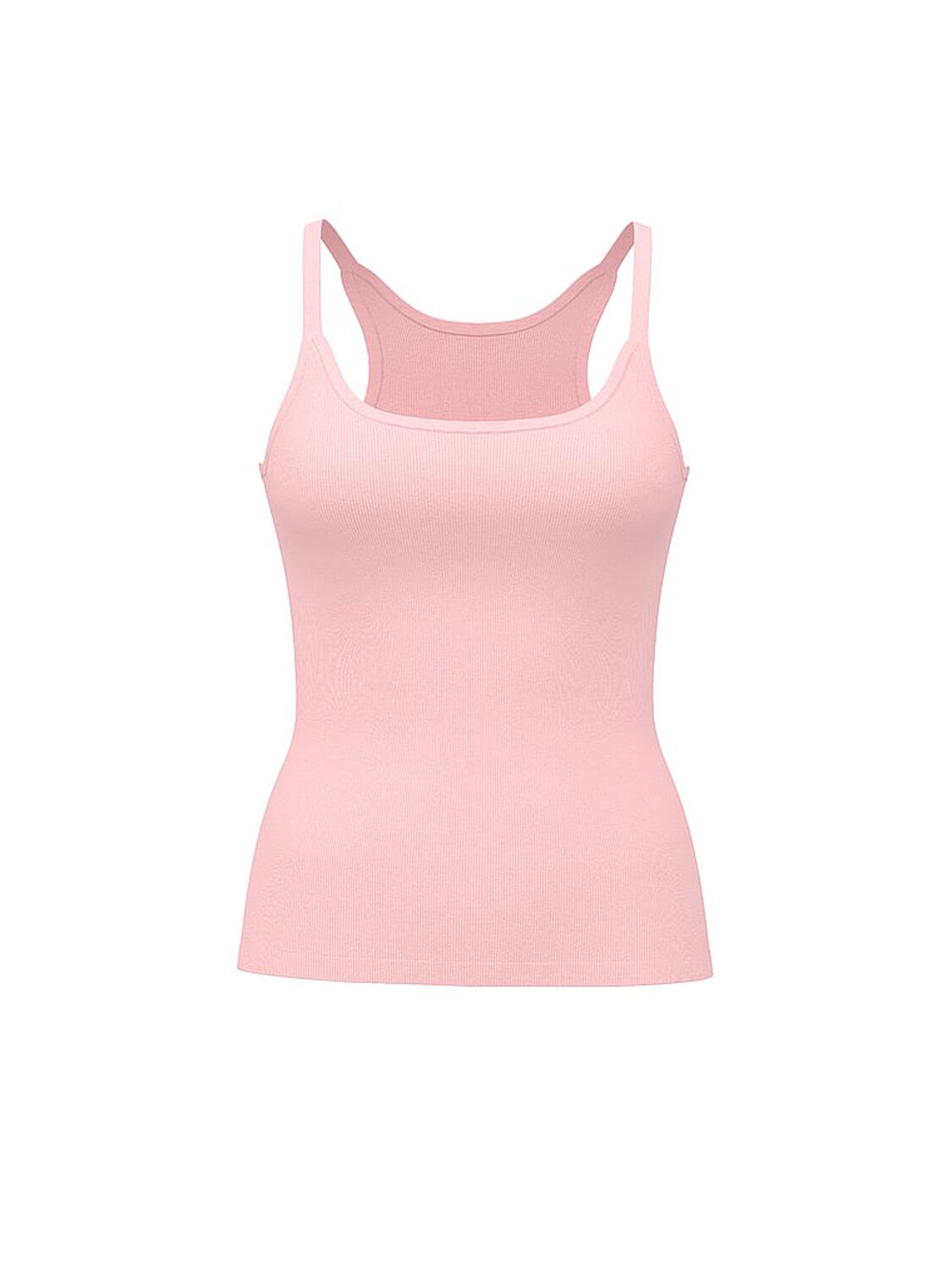 vs Victoria's Secret Mix & Match Sleep Perfect Ribbed Tank Top Angel Pink 3 of 4 