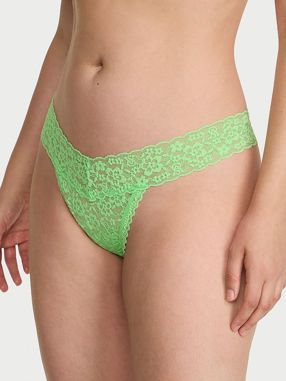 vs The Lacie Lace Thong Panty Green Pistachio 1 of 3 