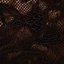 Rose Lace Overlay Thong Panty, Leopard, swatch