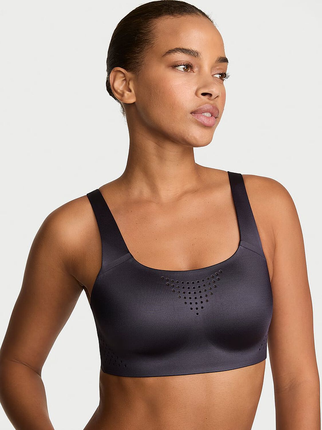 vs Vsx VSX Featherweight&trade; Max GlossyTech Sports Bra Night Shimmer 1 of 3 