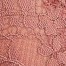Wicked Unlined Lace Balconette Bra, Antique Rose, swatch
