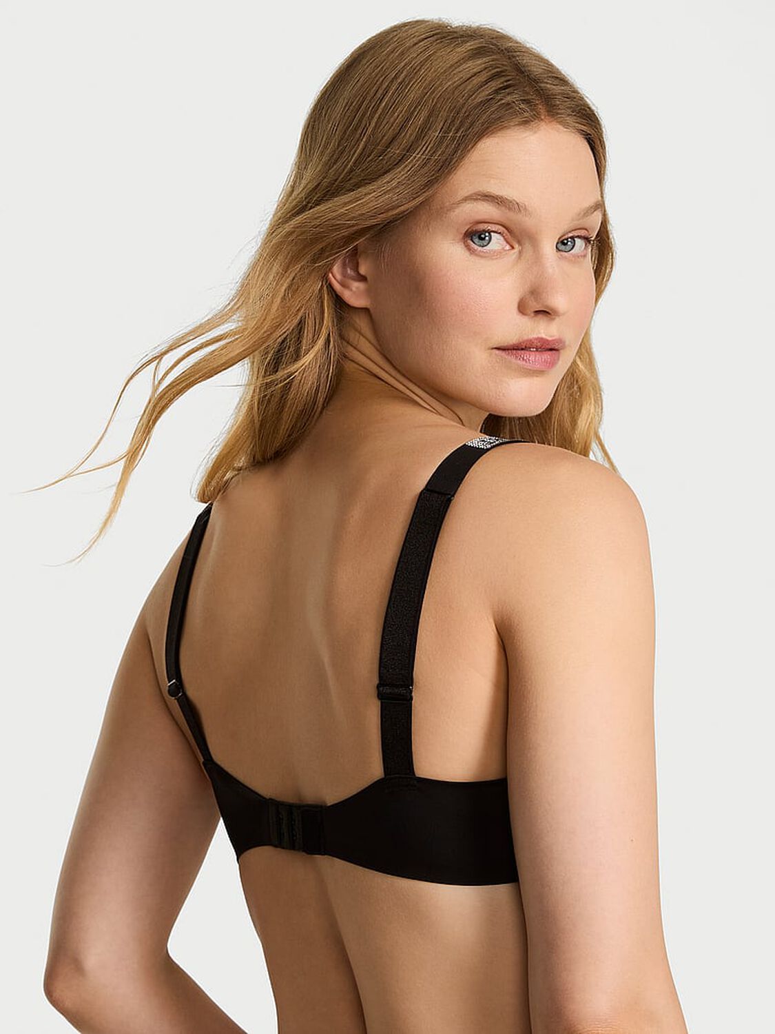 vs Very Sexy Sunset Ombr� Shine Strap Push-Up Bra Black 2 of 2 