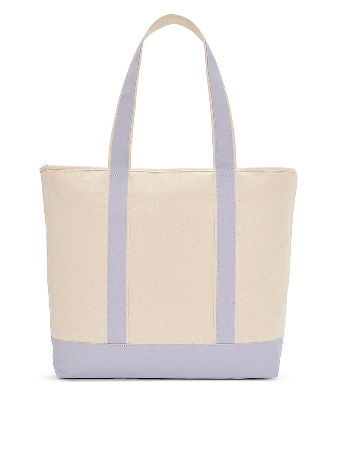 vs Victoria's Secret Canvas Bridal Tote Bag Icy Lavender 2 of 4 