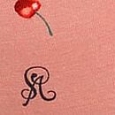 Stretch Cotton High-Leg Brief Panty, Bloom Pink Cherries, swatch