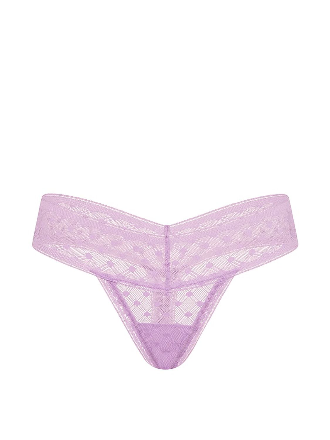 vs The Lacie Dot Geo Lace Thong Panty Candy Violet 3 of 3 