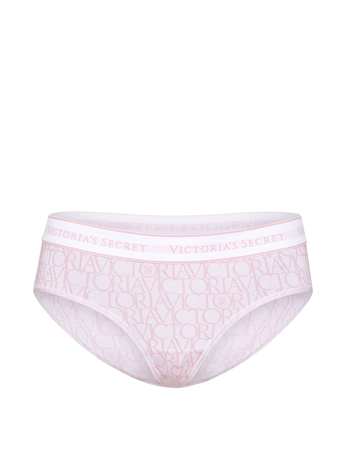 vs Cotton Logo Cotton Hiphugger Panty Pink Victoria Logos 3 of 3 