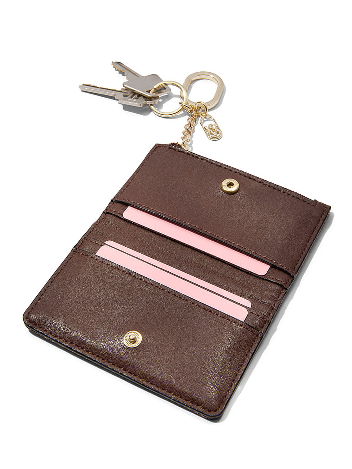 vs Victoria's Secret Foldover Card Case Keychain Ganache 3 of 3 