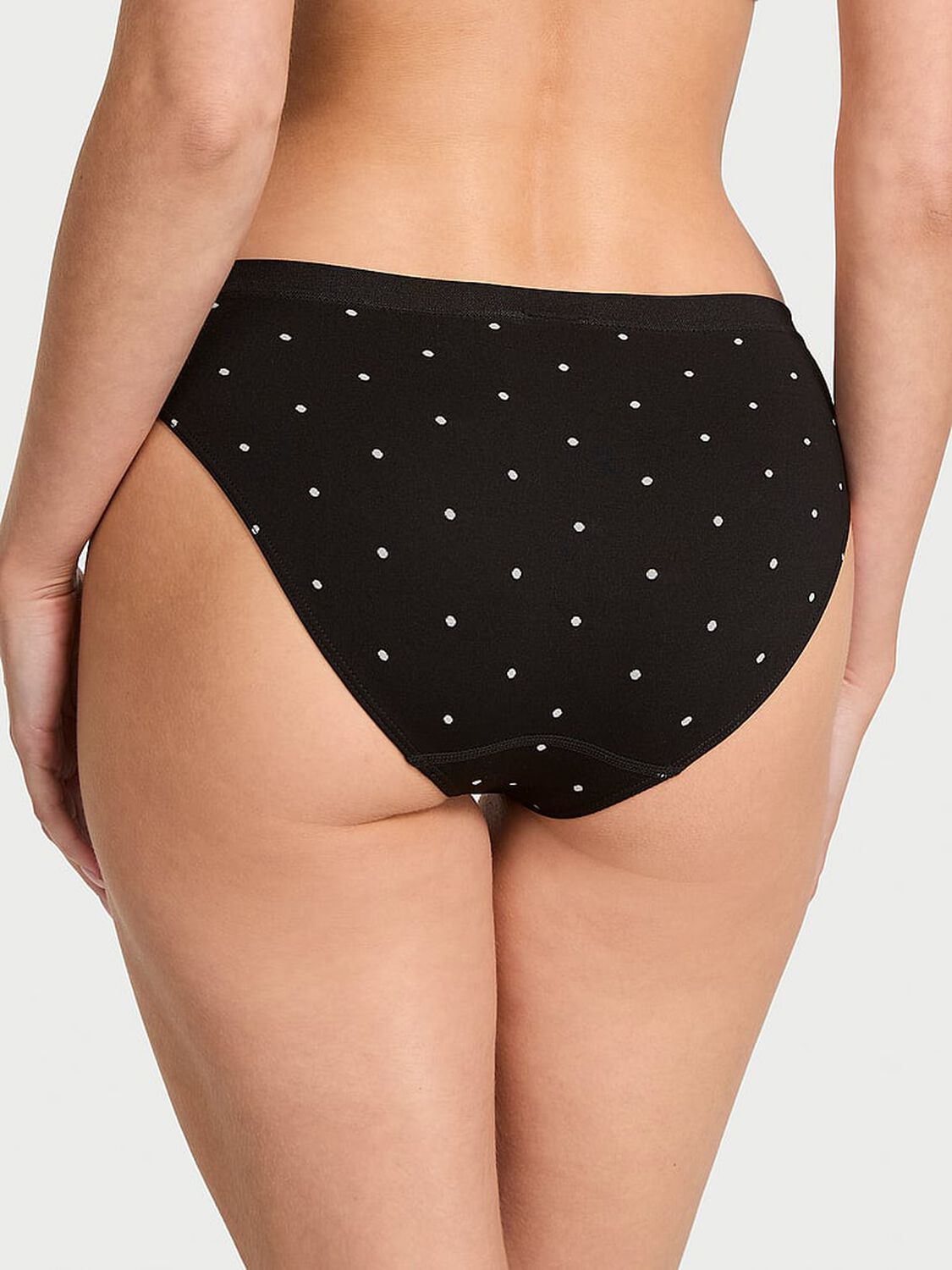 vs Seamless Seamless Bikini Panty Black Small Dot 2 of 2 