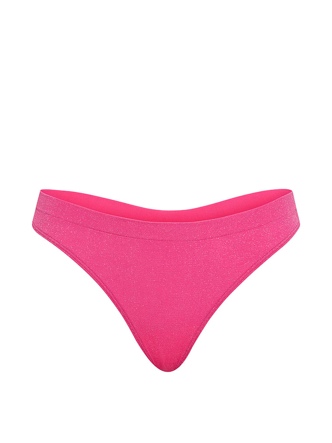 vs Seamless Seamless Shimmer Thong Panty Haute Pink 3 of 3 