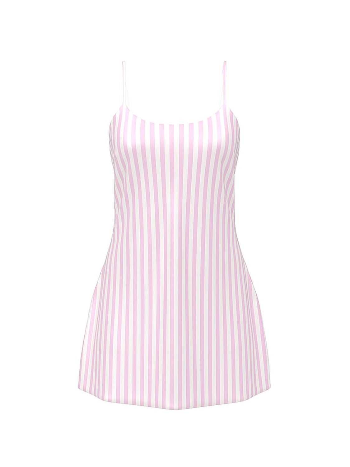 vs Victoria's Secret Heritage Stripe Satin Mini Slip Pretty Blossom Iconic Stripes 3 of 3 