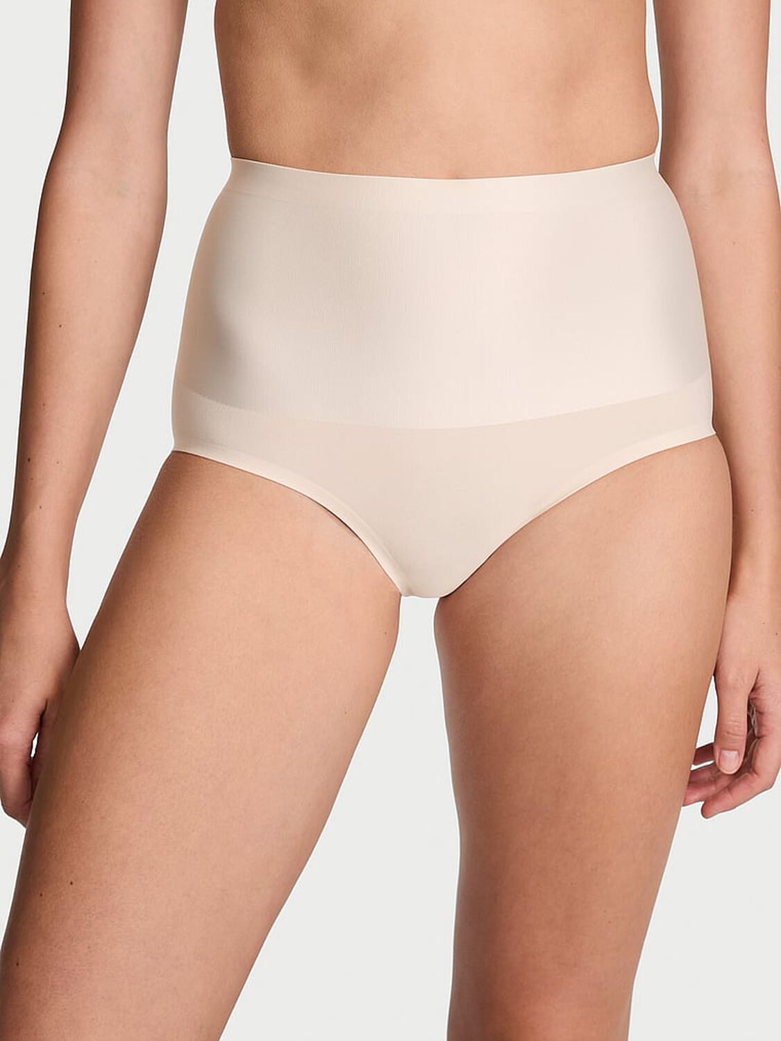 vs Body By Victoria Smoothing Shimmer Brief Panty Marzipan 1 of 4 