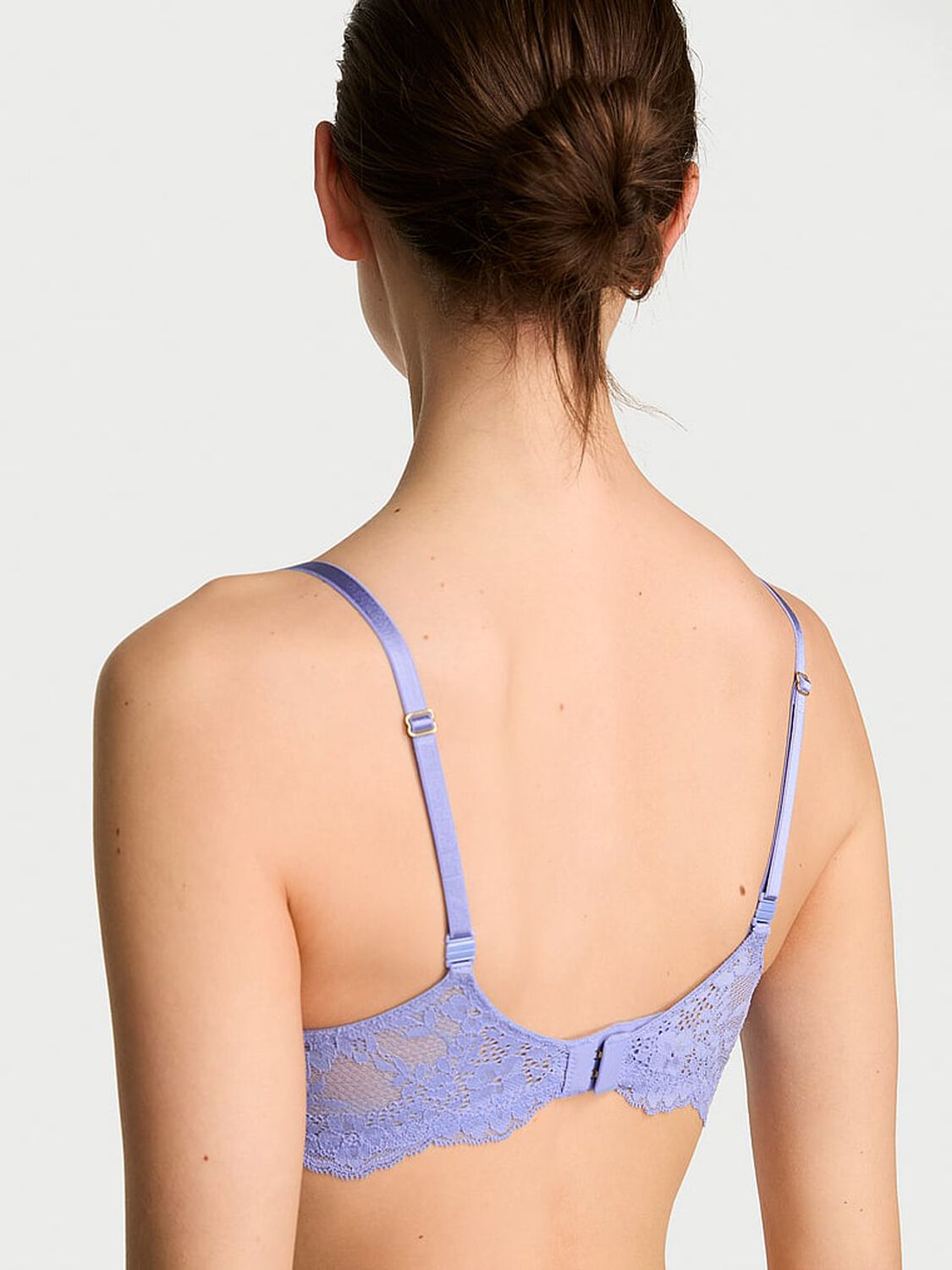 vs Dream Angels Wicked Unlined Lace Balconette Bra Verywinkle 2 of 2 