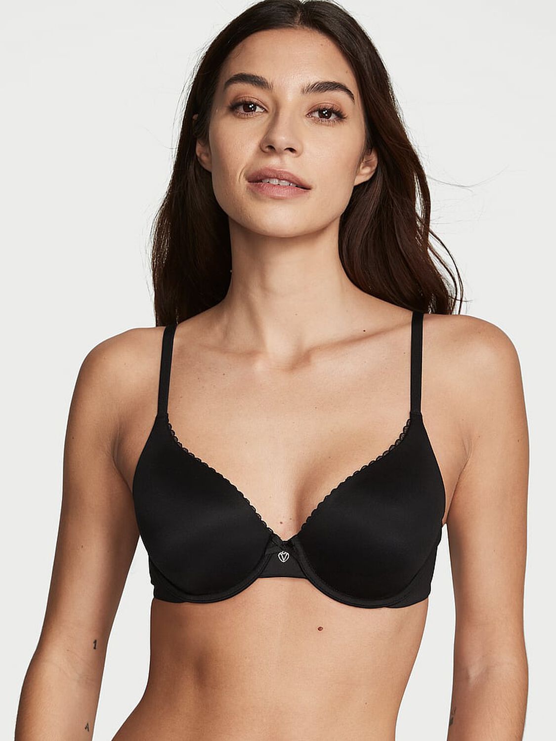 vs Body By Victoria Lightly Lined Full-Coverage Smooth Bra Black 1 of 5 