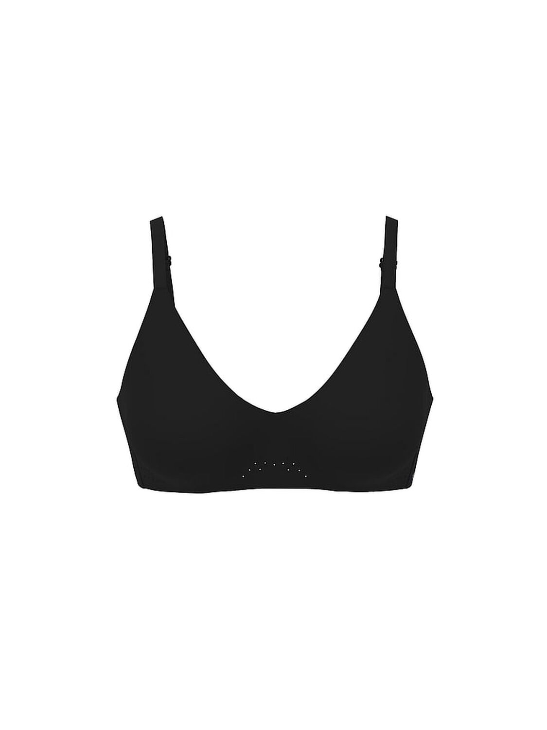 vs Vsx VSX Featherweight&trade; Medium V-Neck Sports Bra Black 1 of 3 