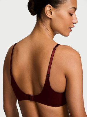 Smooth Lightly Lined Plunge Demi Bra