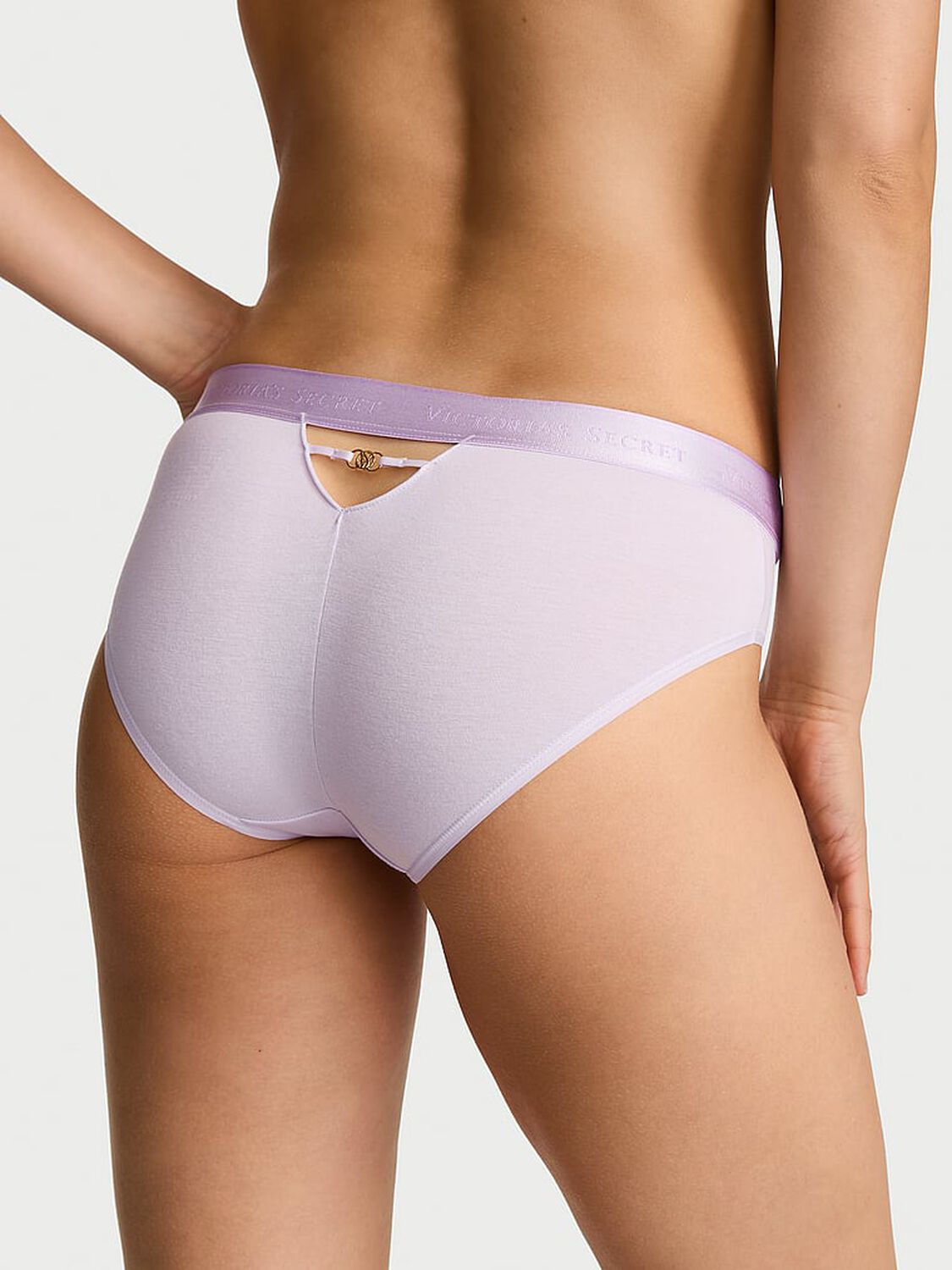 vs Cotton Logo Cotton Strappy Hiphugger Panty 2 of 2 