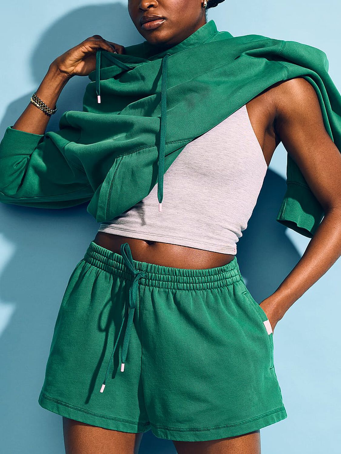 vs Angel Essentials Logo Cotton Oversized Crop Tee 4 of 4 