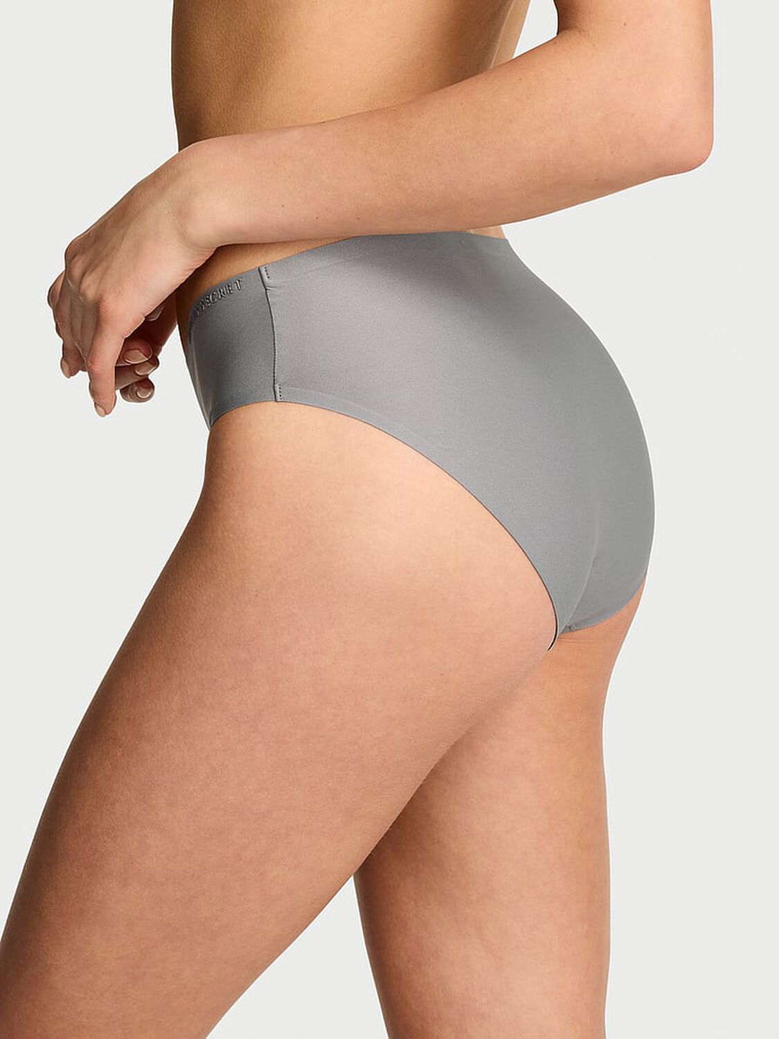 vs Body By Victoria Body by Victoria Flex Mid-Rise Bikini Panty Steel Grey 2 of 3 