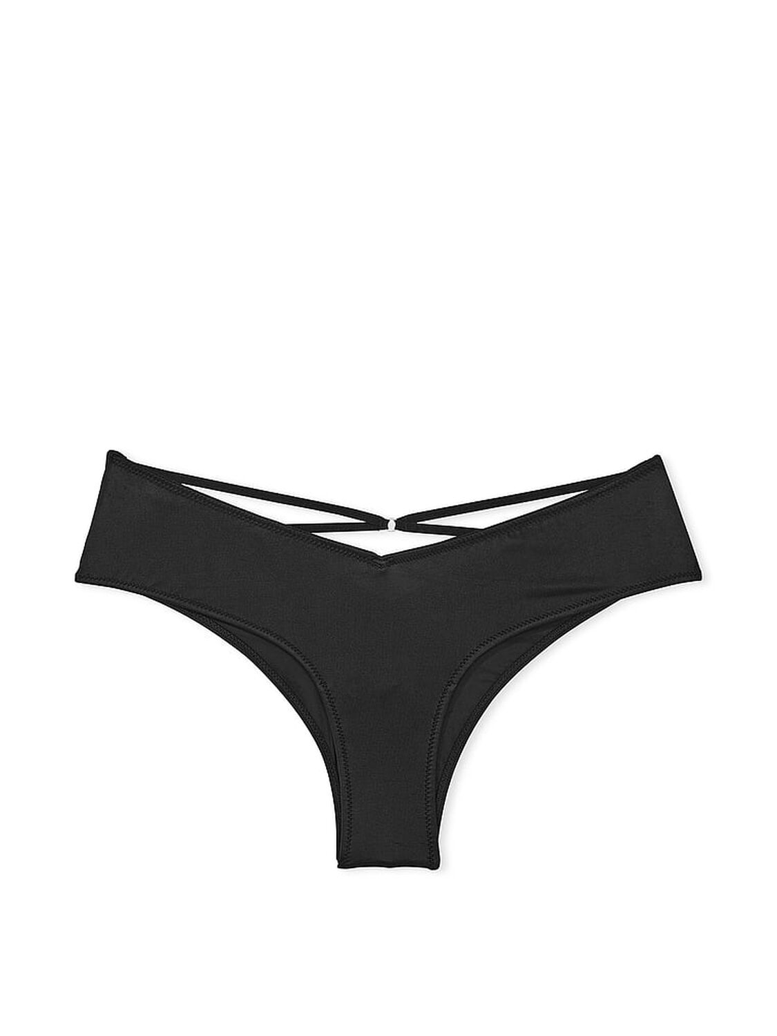 vs Very Sexy Strappy-Back High-Leg Cheeky Panty Black 3 of 3 