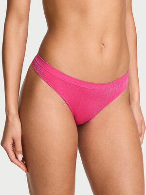 Seamless Shimmer Thong Panty