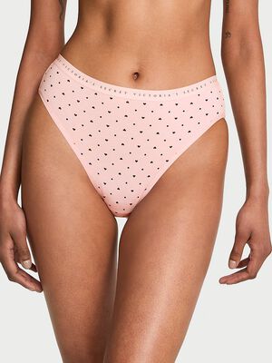Stretch Cotton High-Leg Brief Panty