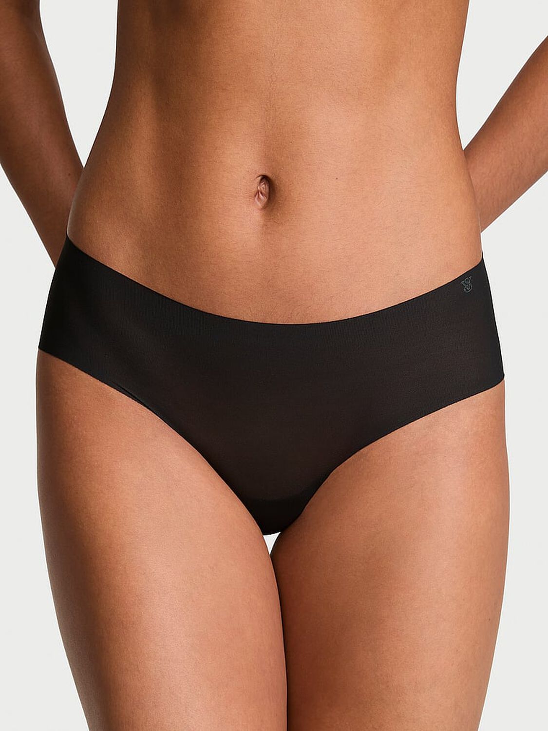 vs No-Show No-Show Mesh Cheeky Panty Black 1 of 2 