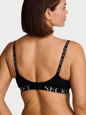 Perfect Shape Cotton Exploded Logo Push-Up Bra