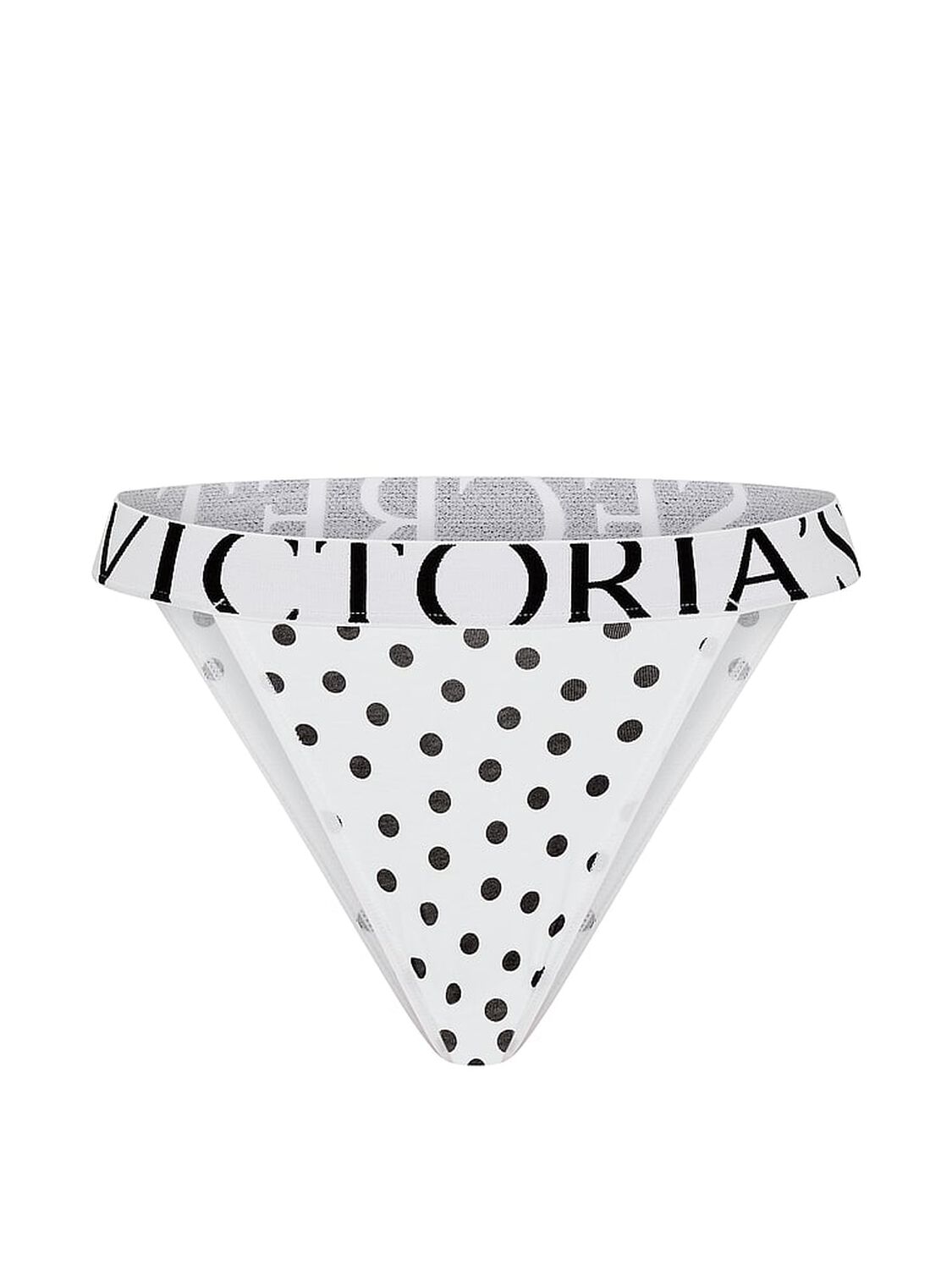 vs Cotton Exploded Logo Cotton 90s Brief Panty Vs White Dots 3 of 3 