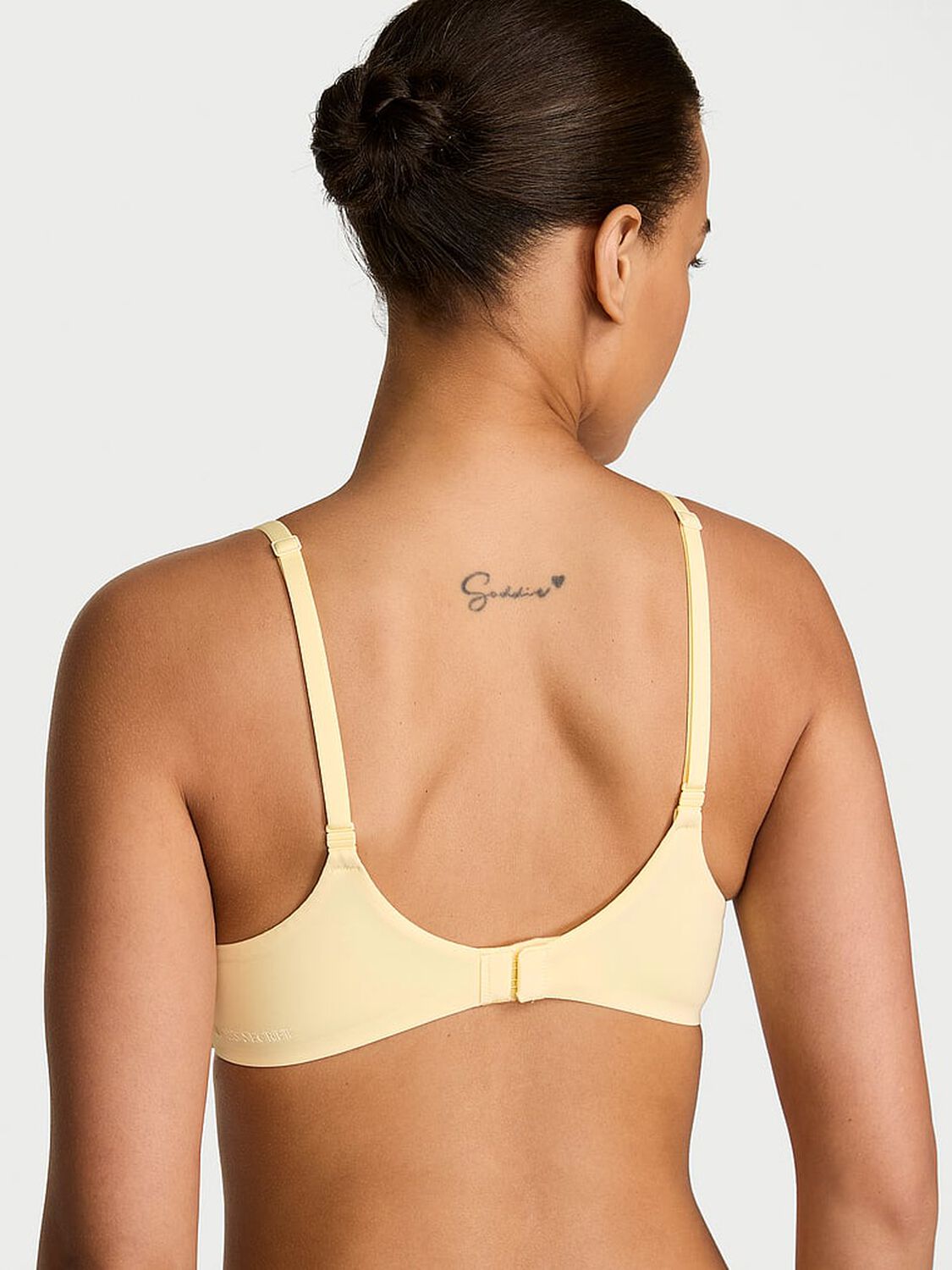 vs Body By Victoria FlexFactor Lightly Lined Plunge Demi Bra Sunny Honey 2 of 2 