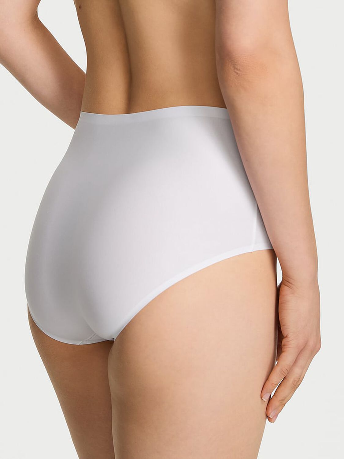 vs Body By Victoria Body by Victoria Flex Mid-Rise Modern Brief Panty Vs White 2 of 3 