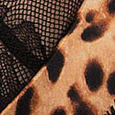 Low-Cut Push-Up Bra, Leopard, swatch