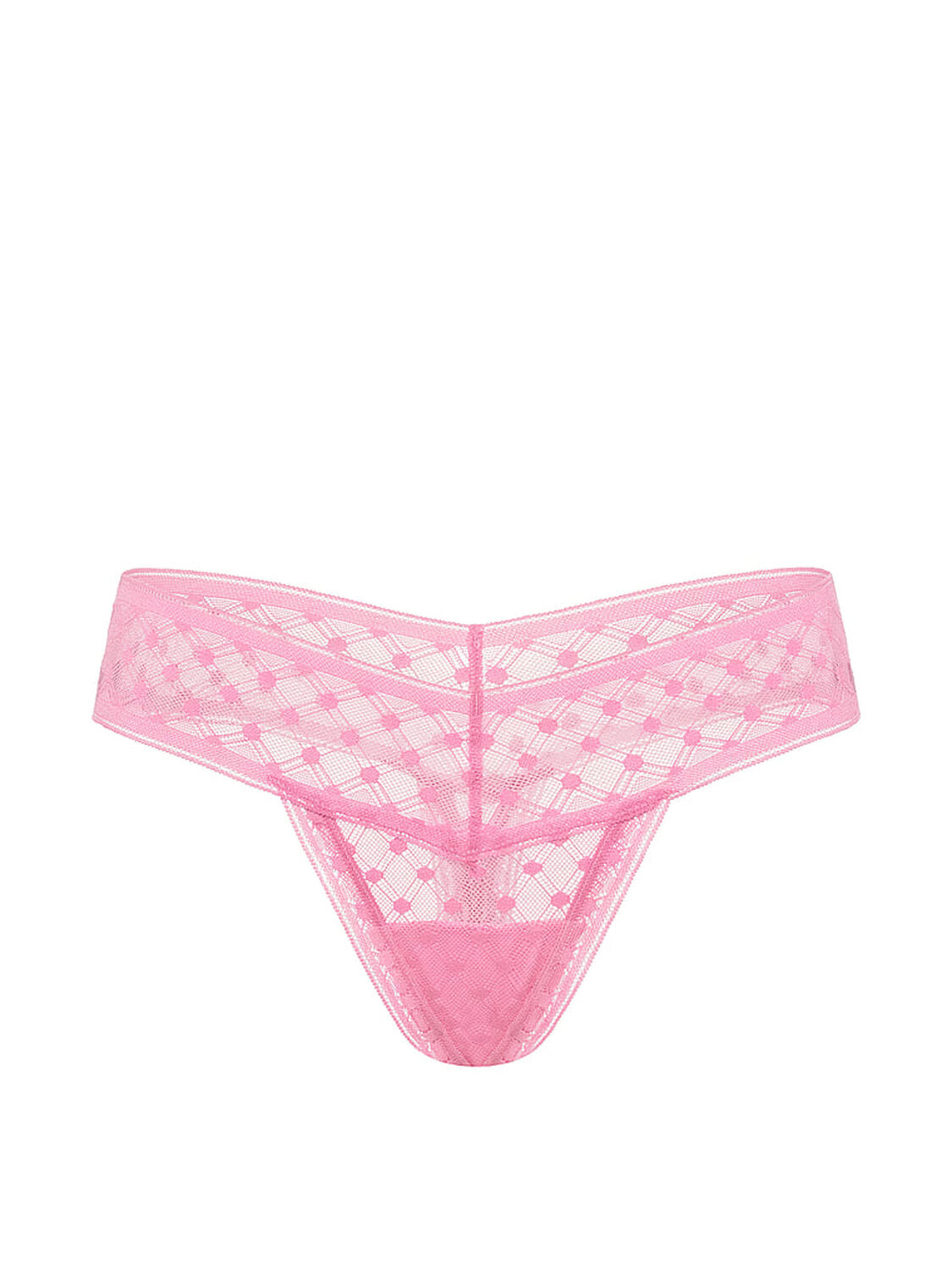 vs The Lacie Dot Geo Lace Thong Panty Sexy Little Pink 3 of 3 