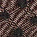 Dot Geo Lace Thong Panty, Black, swatch