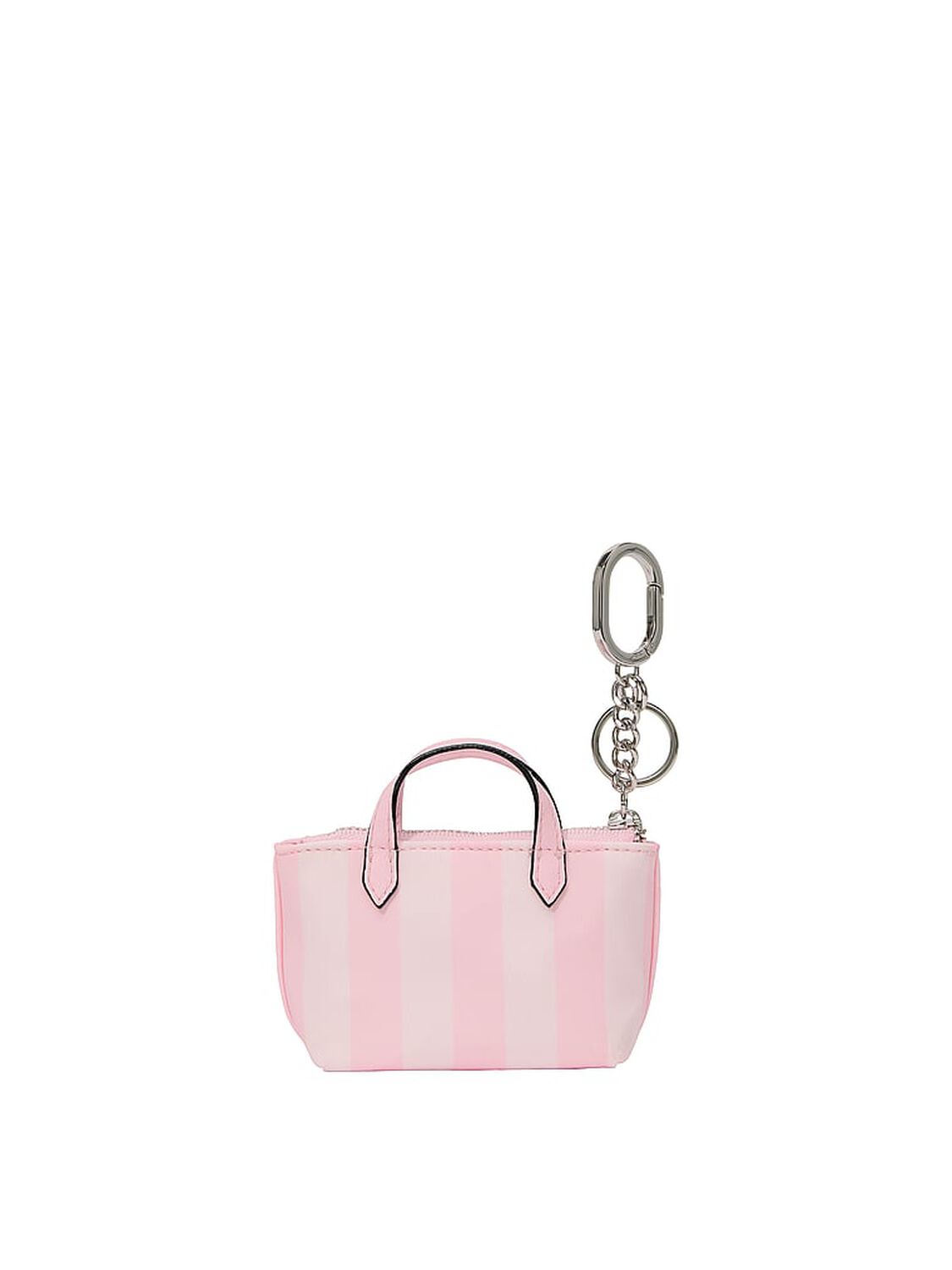 vs Victoria's Secret Micro Travel Tote Bag Charm Heritage Stripe 2 of 2 