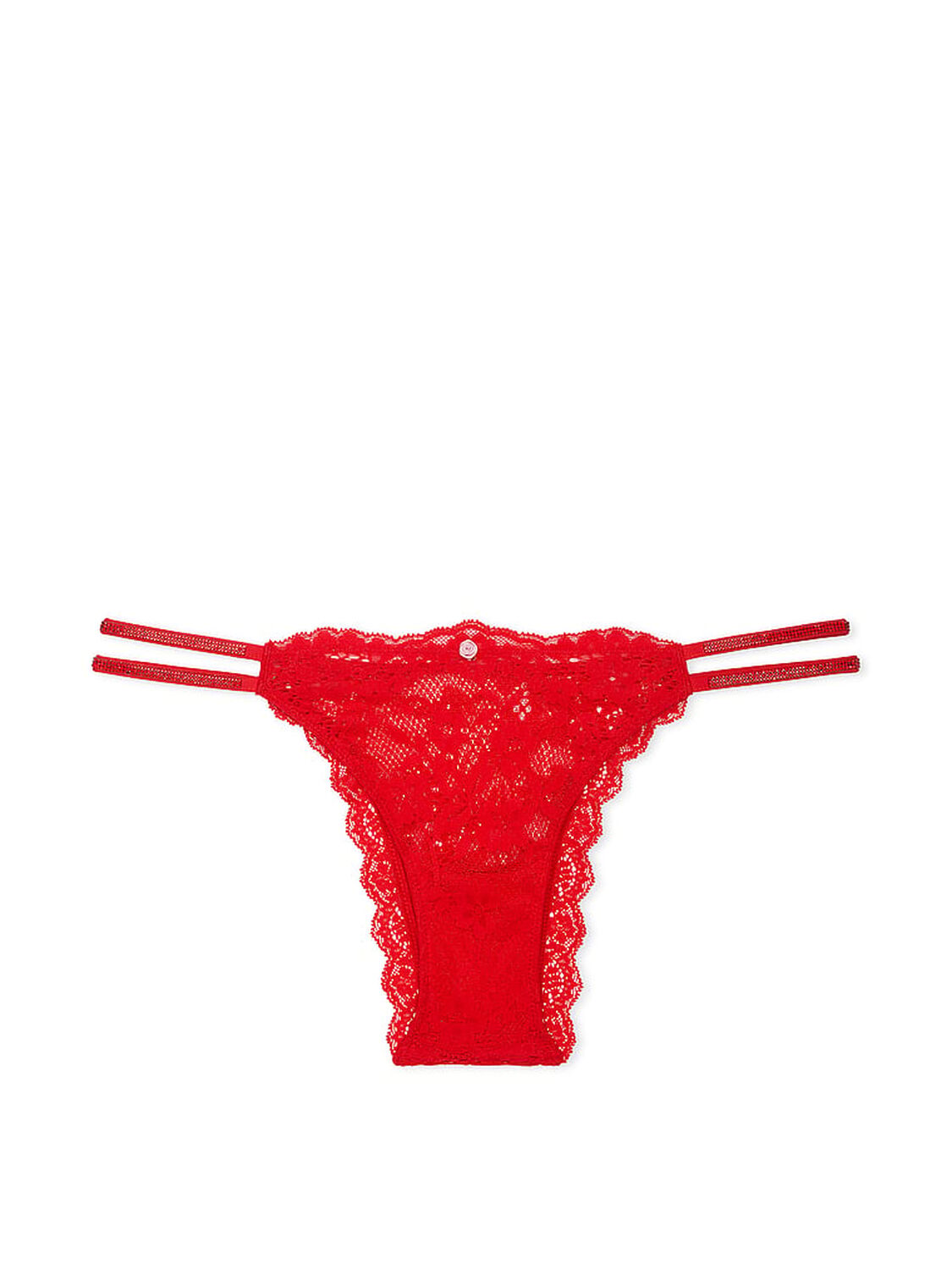 vs Dream Angels Twinkle Strap Lace Brazilian Panty 4 of 5 