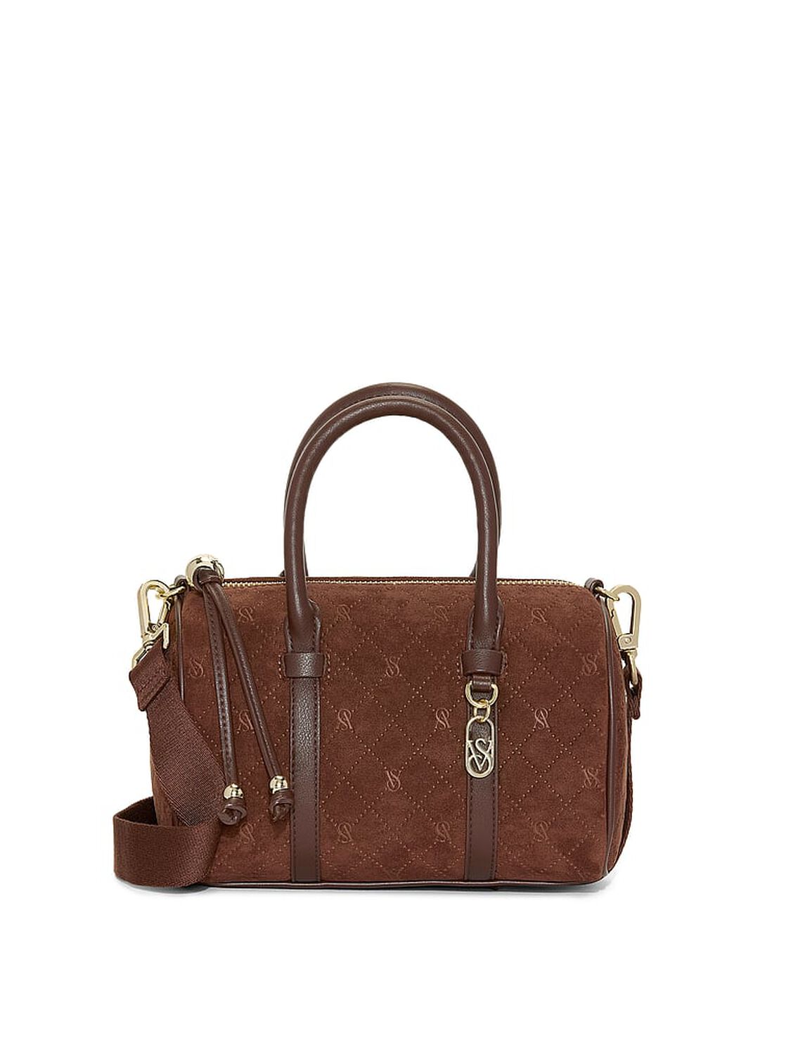 vs Victoria's Secret Mini Duffle Crossbody Bag Ganache 1 of 2 