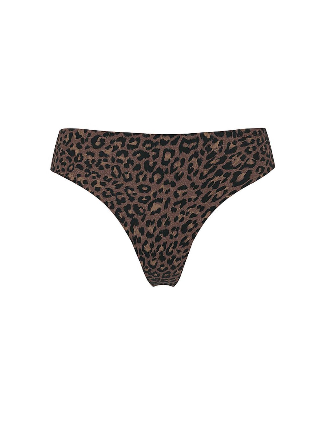 vs Body By Victoria Body by Victoria Flex Mid-Rise Thong Panty Ganache Leopard 1 of 4 