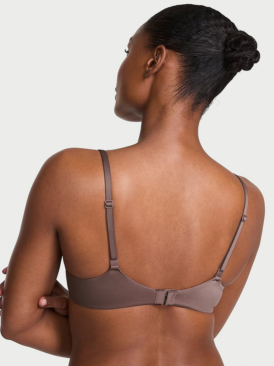 vs Body By Victoria Lightly Lined Smooth Demi Bra Cloudy Grey 1 of 2 
