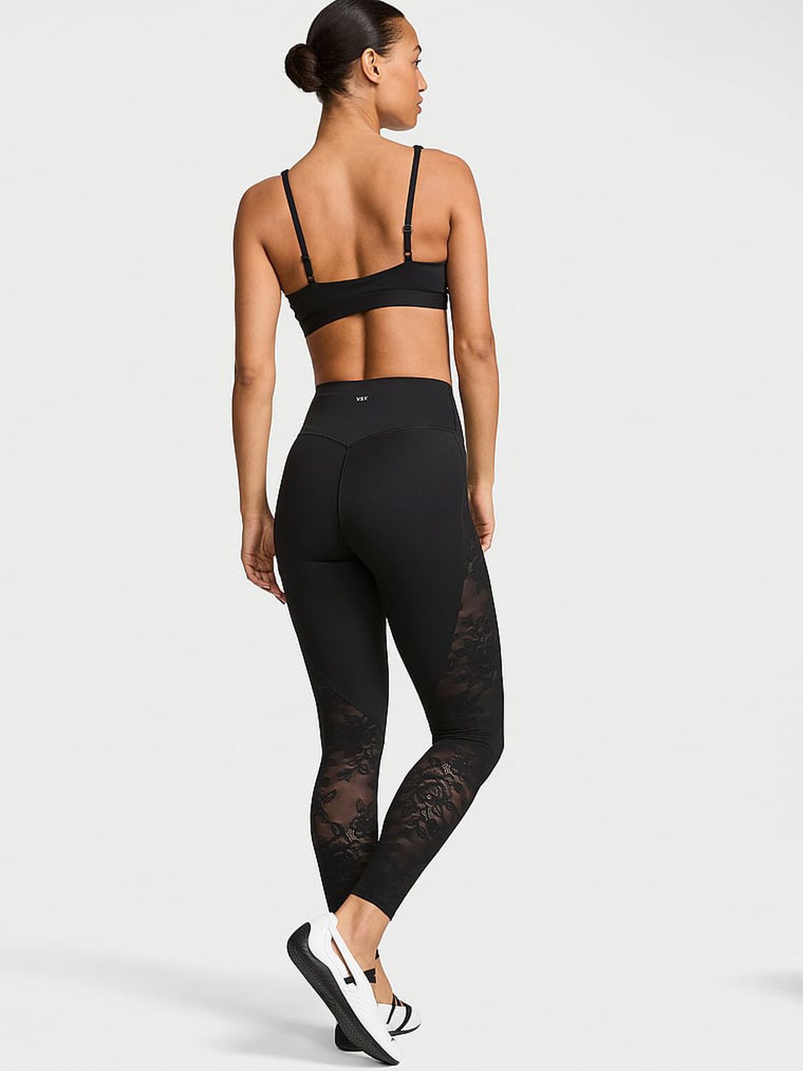 vs Vsx VSX Elevate&trade; RoseFlex Lace Legging Black 2 of 4 