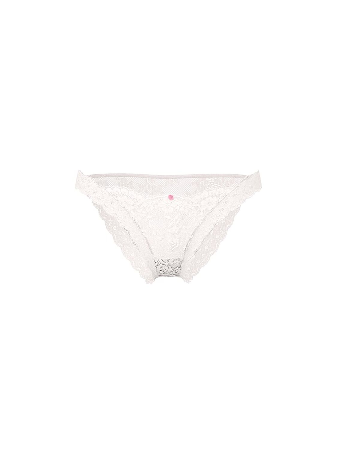 vs Dream Angels Lace Bikini Panty Coconut White 1 of 4 
