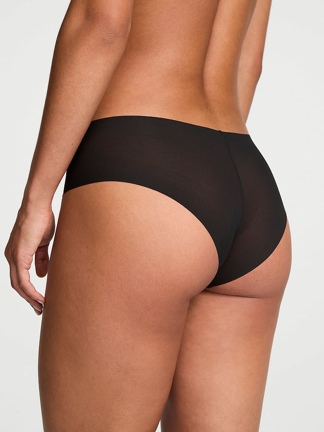 vs No-Show No-Show Mesh Cheeky Panty Black 2 of 2 